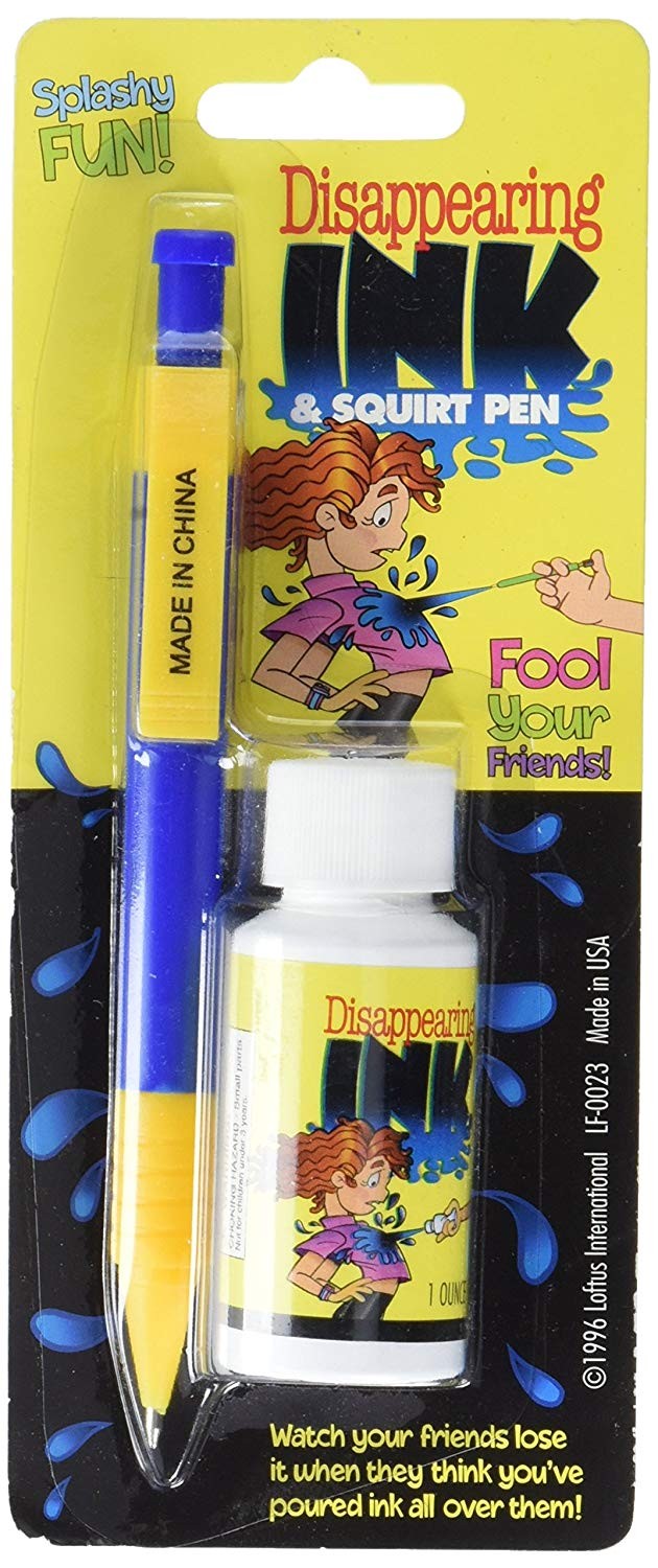 Disappearing Ink & Squirt Pen