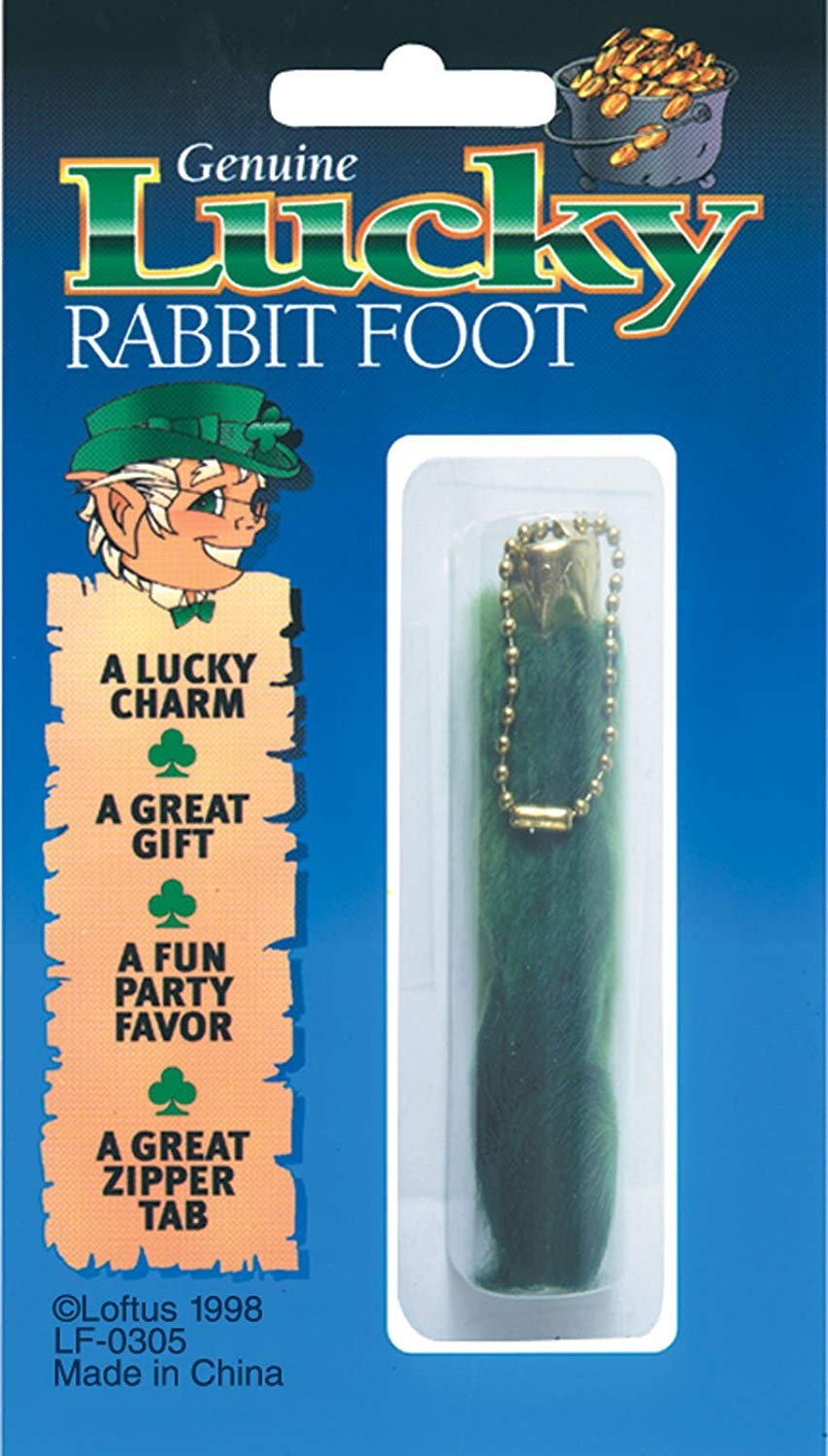 Lucky Rabbit Foot Key Chain