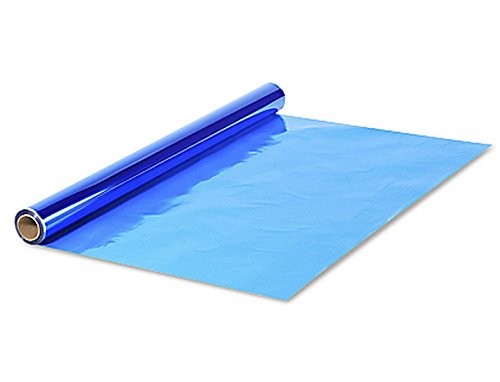 40" x 100' Genuine Cellophane Roll, Blue