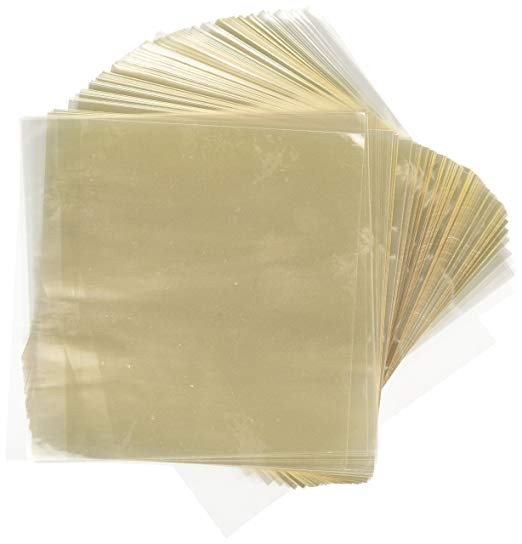 Cellophane Candy Wrappers, CLEAR 5x5, 1000 count