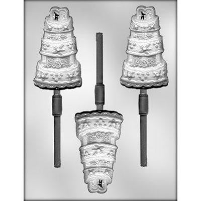 Wedding Cake Sucker Chocolate Mold