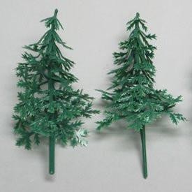 Evergreen Fir Trees Picks -3" - 12 Count or 144 Count