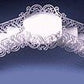 Filigree Bridge & Stair Set-White