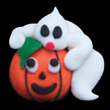 Pumpkin & Ghost Icing Face