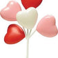 Heart Balloons - Pink/White/Red - 4, 12 or 36 Count