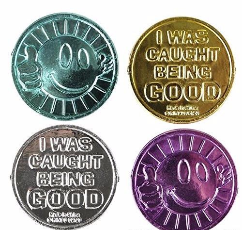"I Was Caught Being Good!" Plastic Coins - 144 Pieces