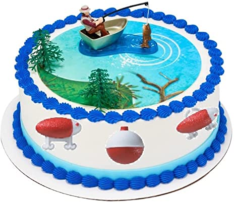 Fishing Cake Topper Kit