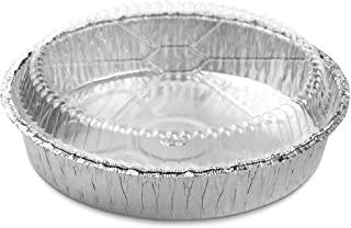 Choice 9" Round Foil Take-Out Pan with Dome Lid - 200/Case