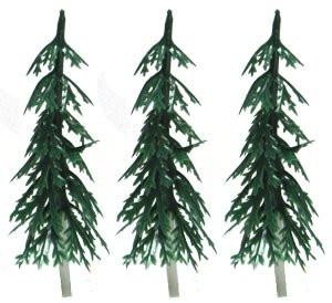 Small Evergreen Tree Picks -3" - 12 Count or 144 Count