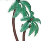Twin Coconut Palm Trees - 4" - 12 Count or 72 Count
