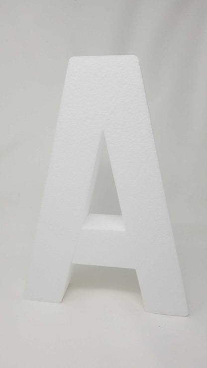 Foam Letter Shapes - 6", 12", and 24" Tall