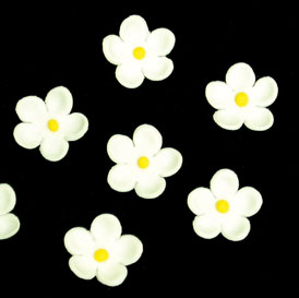 Blossoms- Mini- White  100 ct