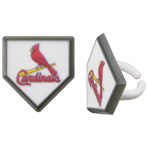 MLB St. Louis Cardinals 14kt White Gold with Diamonds / 24 inch