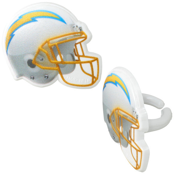 NFL Team Helmet Cupcake Rings - 144 ct