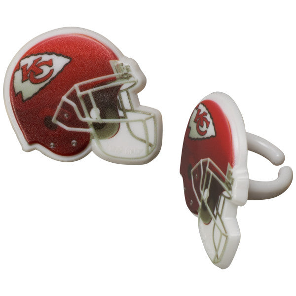NFL Team Helmet Cupcake Rings - 144 ct
