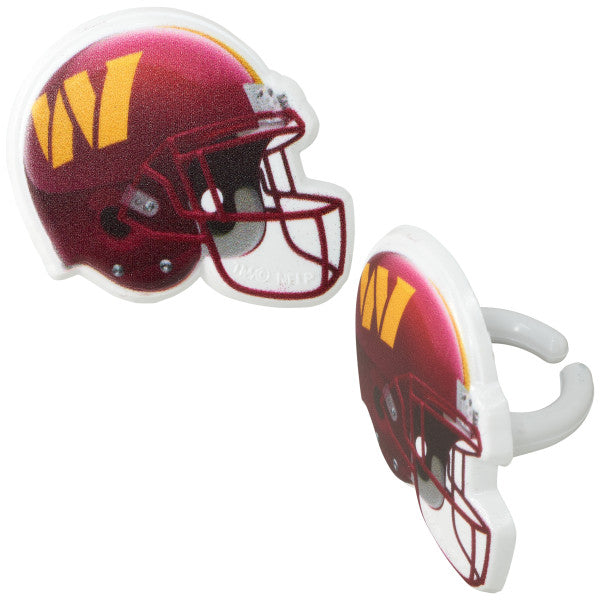 NFL Team Helmet Cupcake Rings - 144 ct