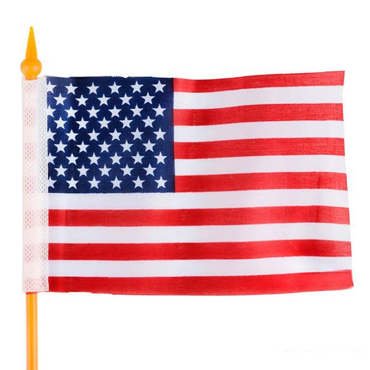 4" x 6" American Flag, 12/pk
