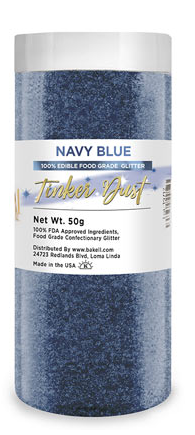 Tinker Dust Edible Glitter Refill Jar- Navy Blue