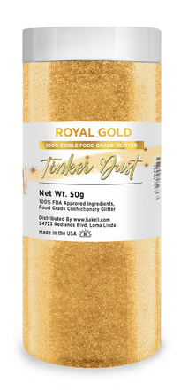 Tinker Dust Edible Glitter Refill Jar- Royal Gold