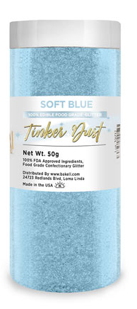 Tinker Dust Edible Glitter Refill Jar- Soft Blue