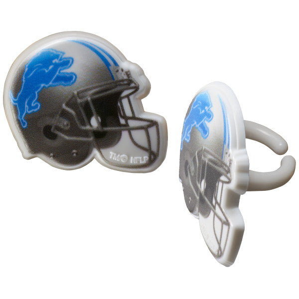 NFL Team Helmet Cupcake Rings - 144 ct