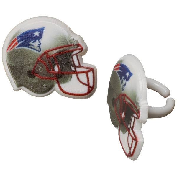 NFL Team Helmet Cupcake Rings - 144 ct