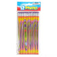7.5" Tie-Dye Psychadelic Pencils 12 pk