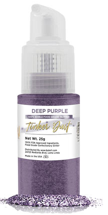 Tinker Dust Edible Glitter Spray Pump Bottle- Deep Purple