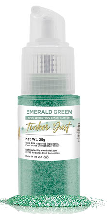 Tinker Dust Edible Glitter Spray Pump Bottle- Emerald Green