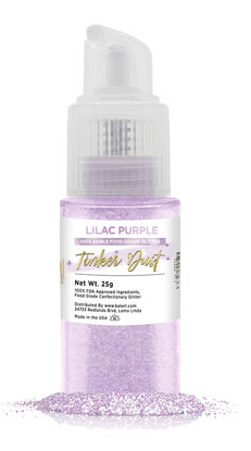 Tinker Dust Edible Glitter Spray Pump Bottle- Lilac Purple