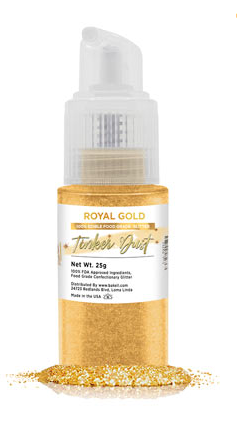 Tinker Dust Edible Glitter Spray Pump Bottle- Royal Gold