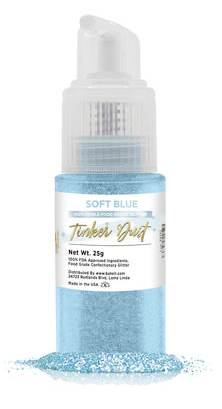 Tinker Dust Edible Glitter Spray Pump Bottle- Soft Blue