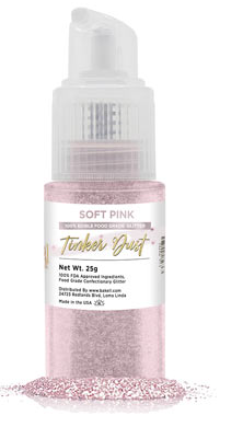 Tinker Dust Edible Glitter Spray Pump Bottle- Soft Pink