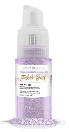 Tinker Dust Edible Glitter Spray Pump Bottle- Soft Purple