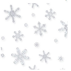40" x 100' Snowflake Cellophane