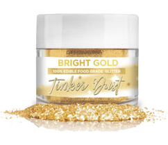 Tinker Dust Edible Glitter- 5 grams - Bright Gold
