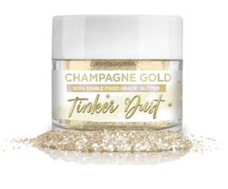 Tinker Dust Edible Glitter- 5 grams - Champagne Gold