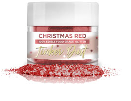 Tinker Dust Edible Glitter- 5 grams - Christmas Red
