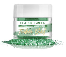 Tinker Dust Edible Glitter- 5 grams - Classic Green
