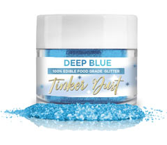 Tinker Dust Edible Glitter- 5 grams - Deep Blue