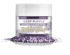 Tinker Dust Edible Glitter- 5 grams - Deep Purple