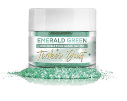Tinker Dust Edible Glitter- 5 grams - Emerald Green