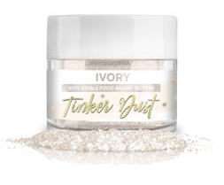 Tinker Dust Edible Glitter- 5 grams - Ivory