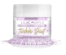 Tinker Dust Edible Glitter- 5 grams - Lilac Purple
