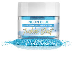 Tinker Dust Edible Glitter- 5 grams - Neon Blue