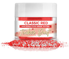 Tinker Dust Edible Glitter- 5 grams - Classic Red