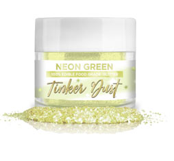 Tinker Dust Edible Glitter- 5 grams - Neon Green