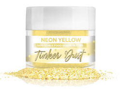 Tinker Dust Edible Glitter- 5 grams - Neon Yellow