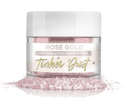 Tinker Dust Edible Glitter- 5 grams - Rose Gold