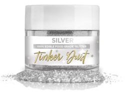 Tinker Dust Edible Glitter- 5 grams - Silver
